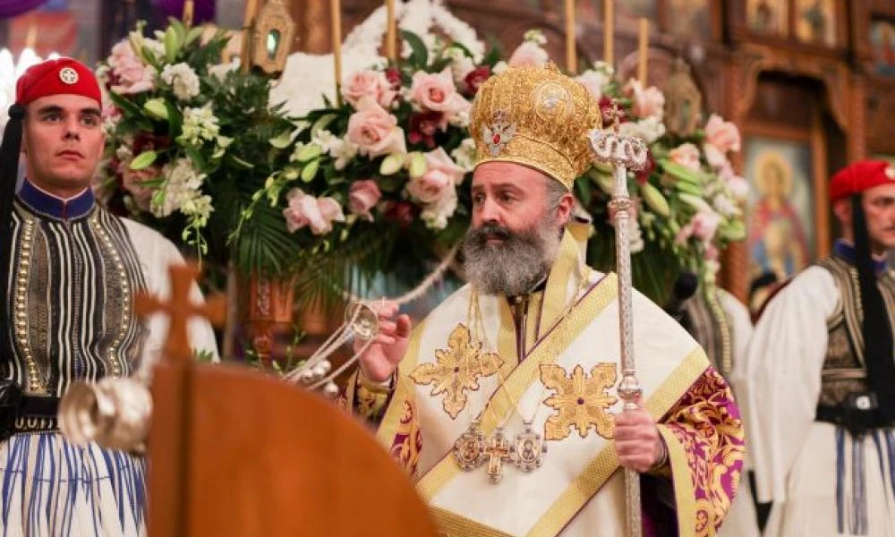 Η Αποκαθήλωση και ο Επιτάφιος στη Μελβούρνη, προεξάρχοντος του Αρχιεπισκόπου Μακαρίου